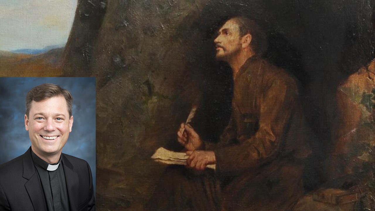 St. Ignatius w/ Fr. Marc Reeves' face